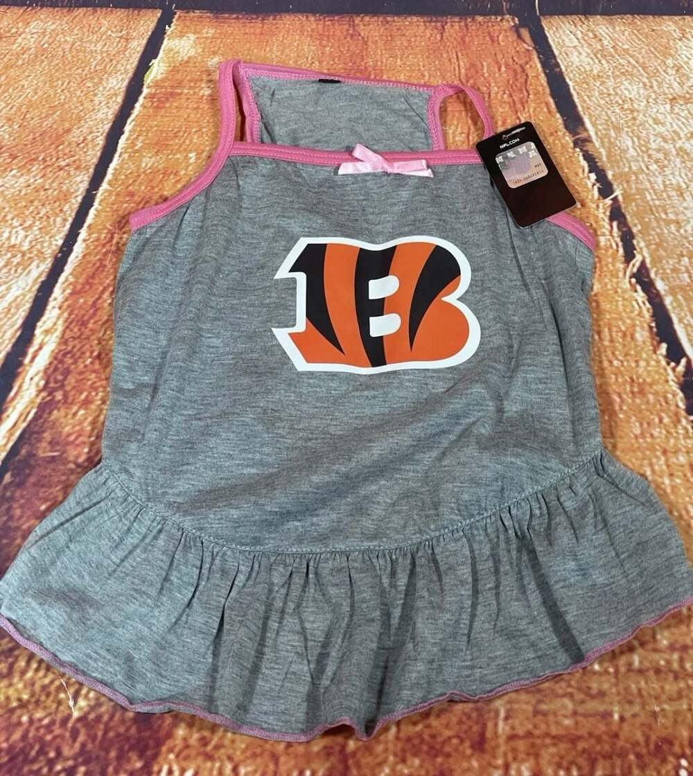 Hunter NFL Cincinnati Bengals Pet Dog Dress Size Large
